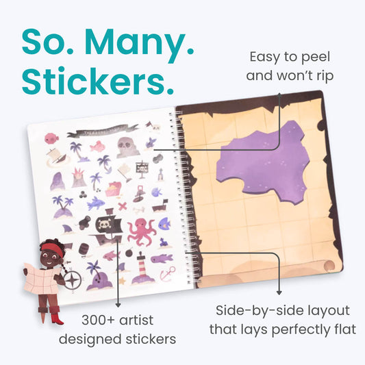 Ahoy Pirates Sticker Book