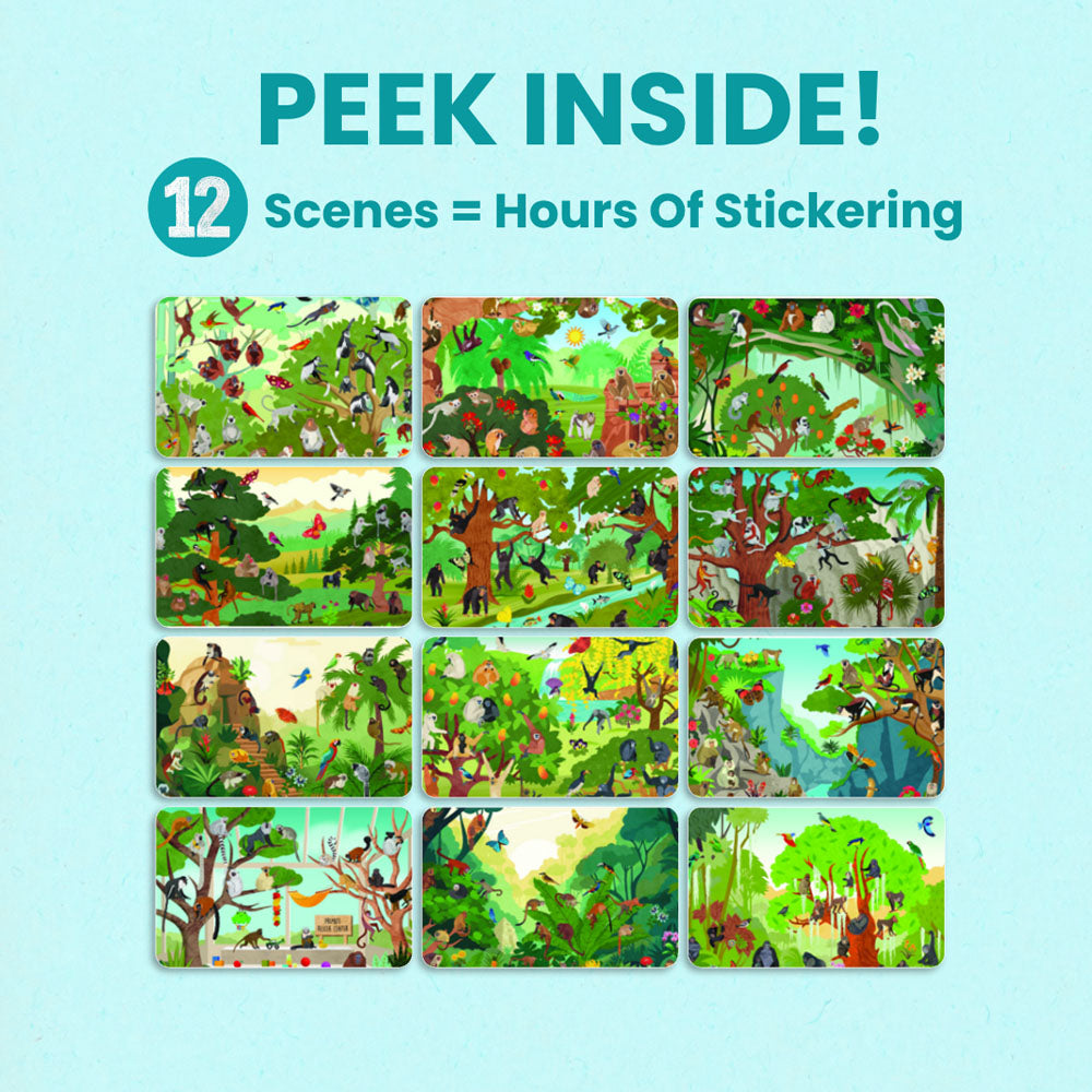 Primates Sticker Book