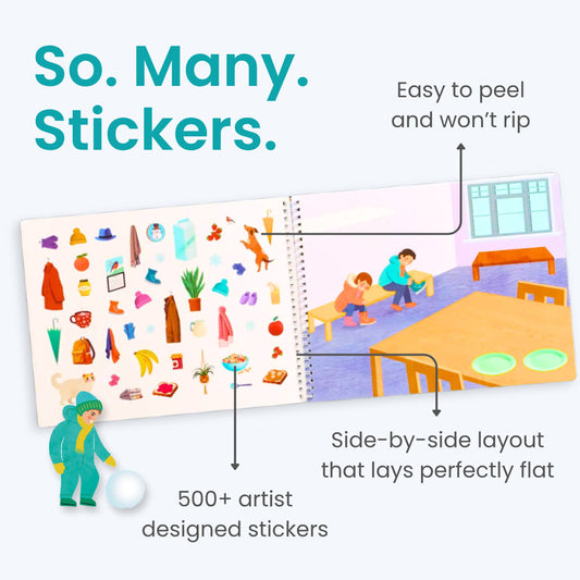 Snow Day Sticker Book