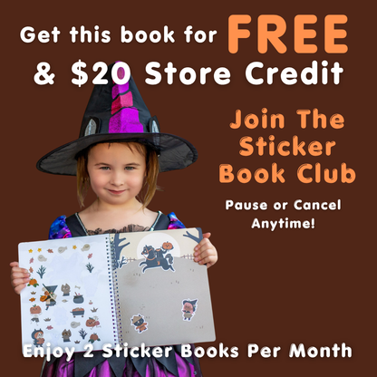 Spooky Village Halloween Sticker Book