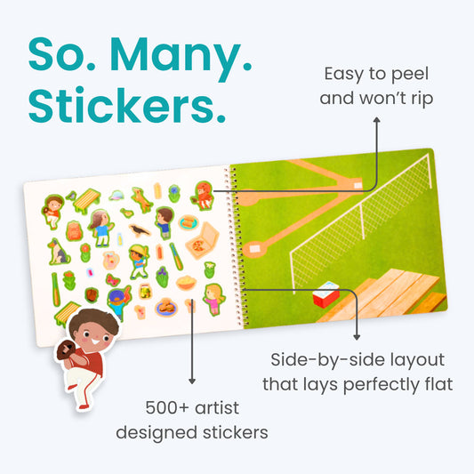 All Kinds of Sports Sticker Book