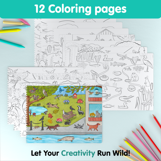Animal Habitats Sticker Book