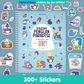 Squishy Penguins Sticker Book