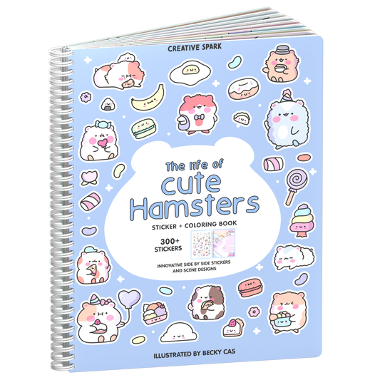 The Life of Cute Hamsters Sticker Book