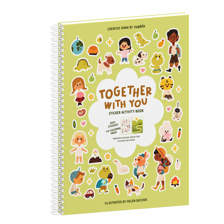 Complement Sticker Book Kids Sticker Books with Coloring Pages - The Ultimate Activity Book fo ...