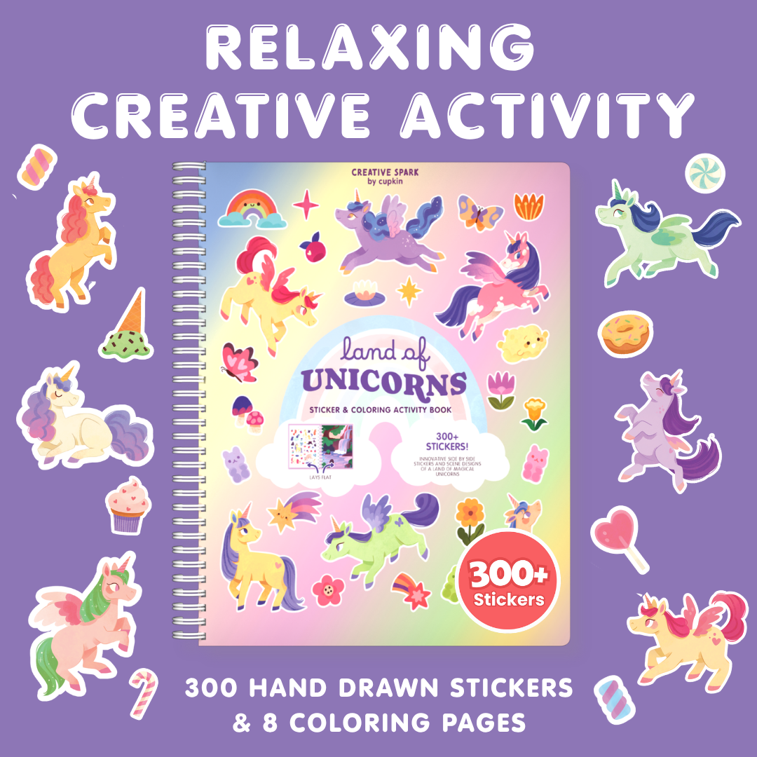 Land of Unicorns Sticker Book