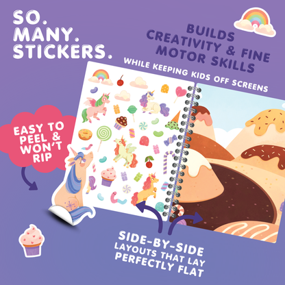 Land of Unicorns Sticker Book