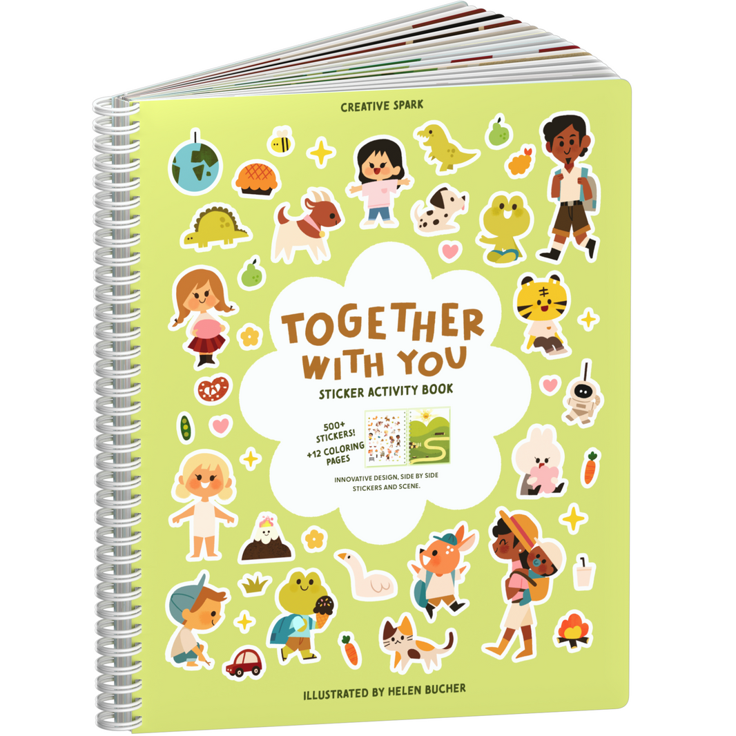 Complement Sticker Book Kids Sticker Books with Coloring Pages - The Ultimate Activity Book fo ...