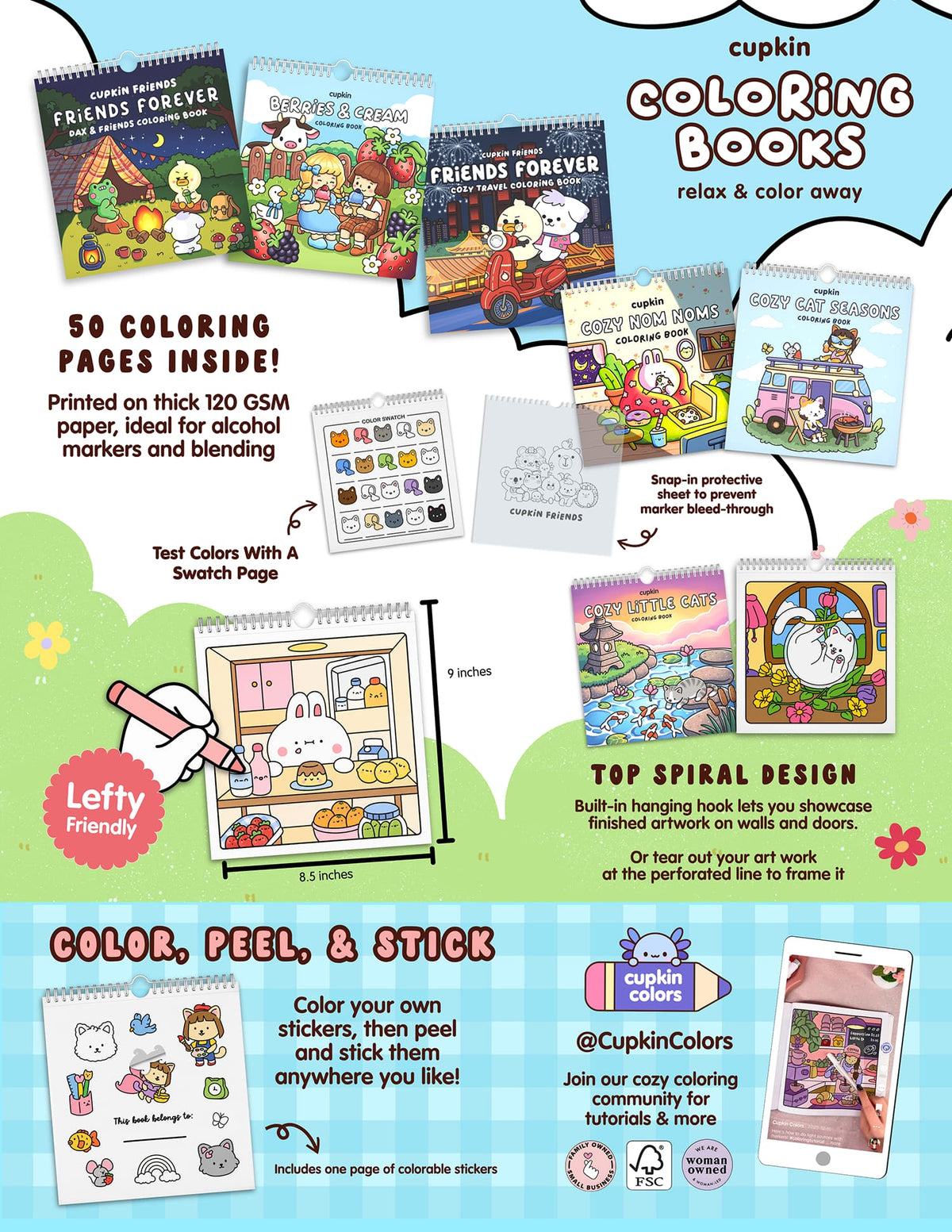 Color Books With 50 Pages and Preview