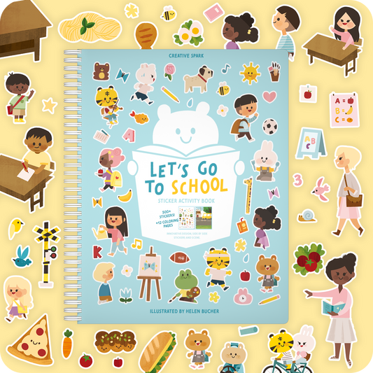 Let's Go To School Sticker Book