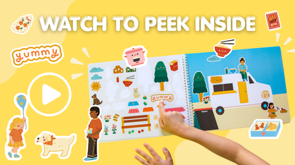 Food Trucks Sticker Book