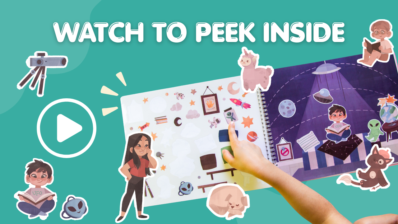 Rooms Sticker Book Preview