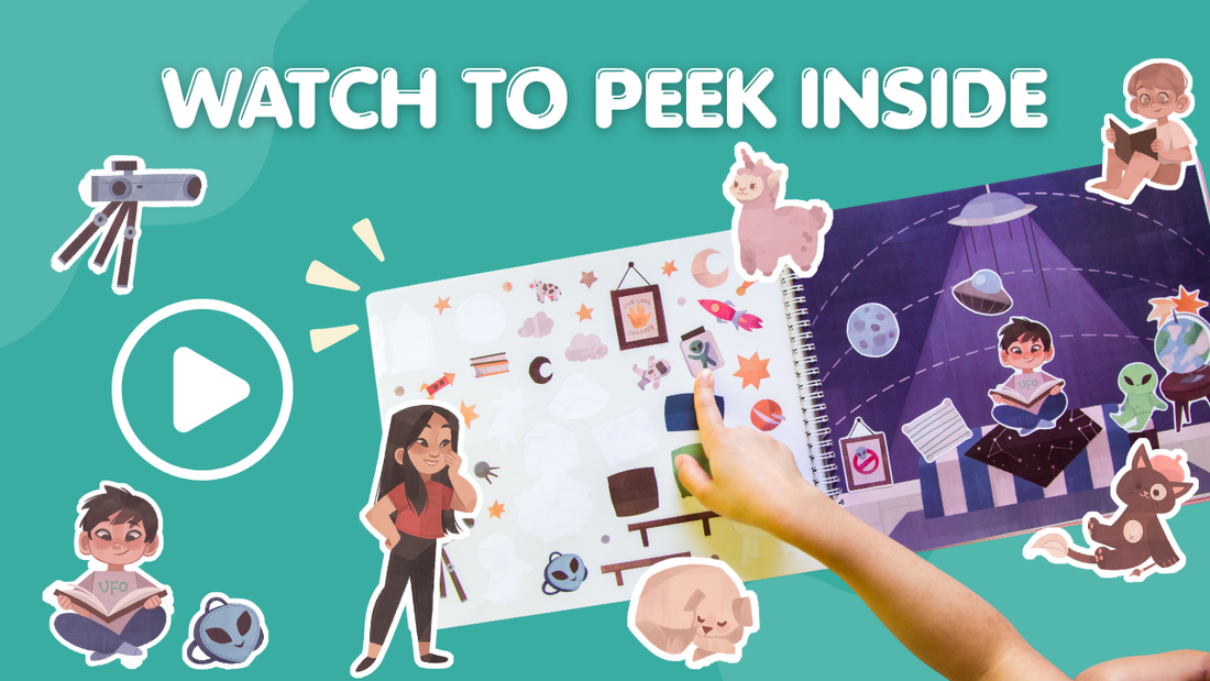 Rooms Sticker Book Preview