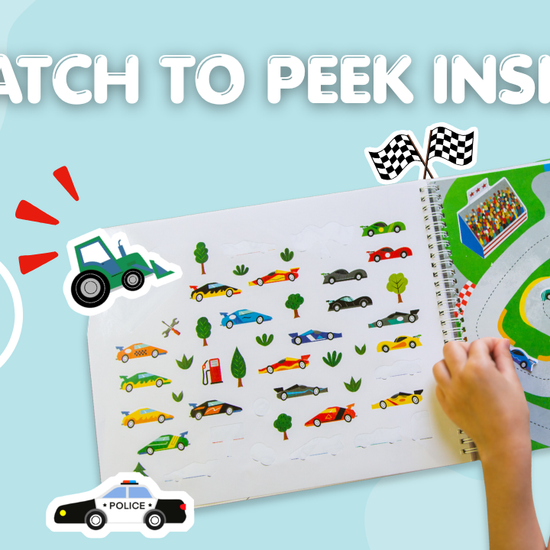 Cars Trucks Sticker Book Preview