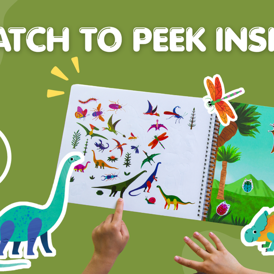Dinosaur Sticker Book Preview