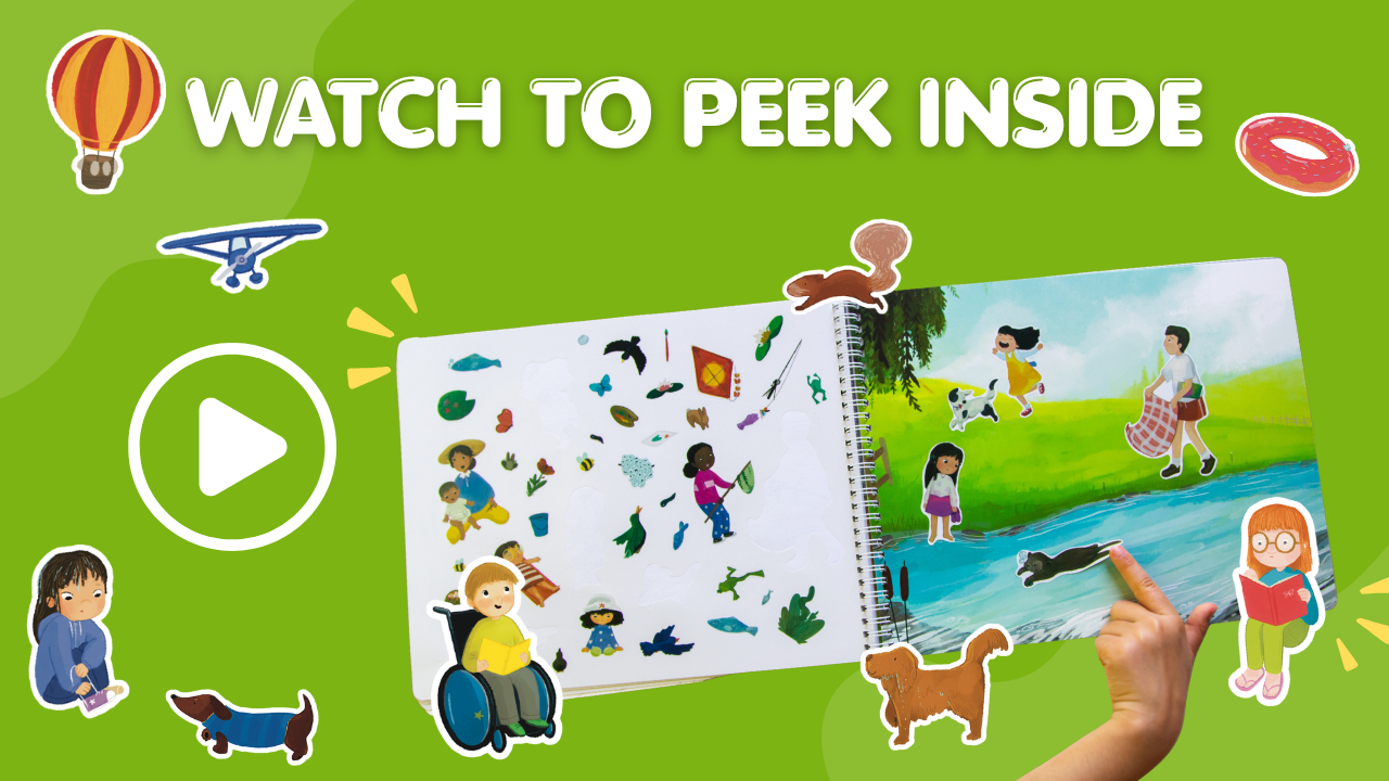 Play Outside Sticker Book Preview