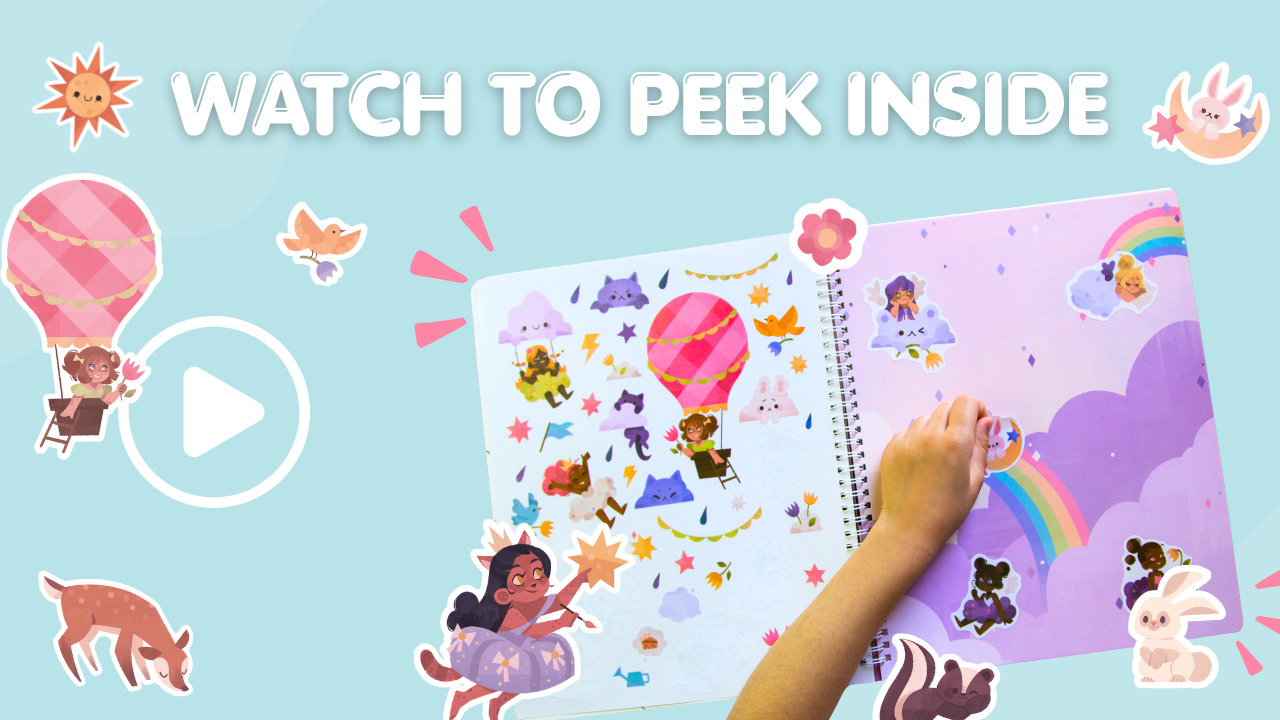 Princess Sticker Book Preview