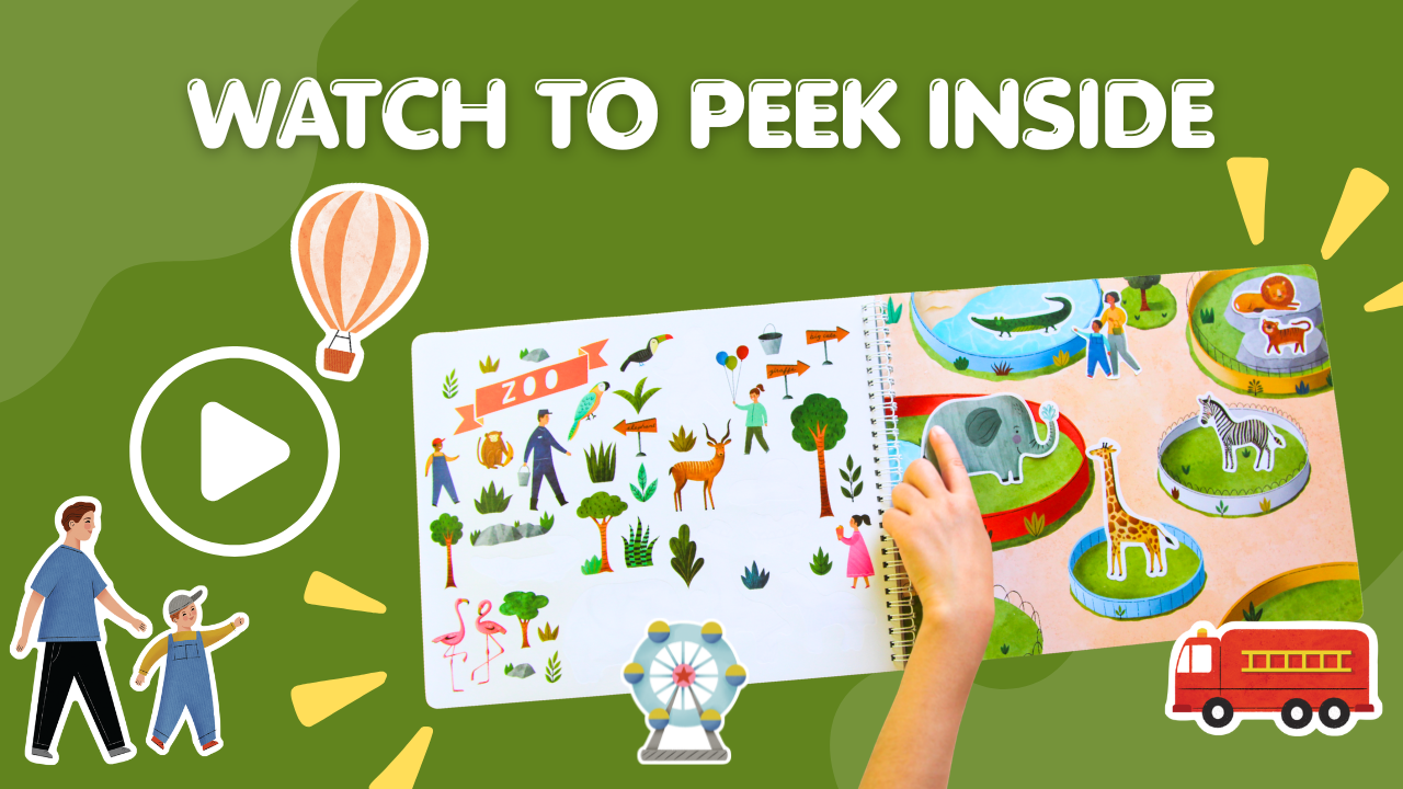 All Around Town Sticker Book Preview
