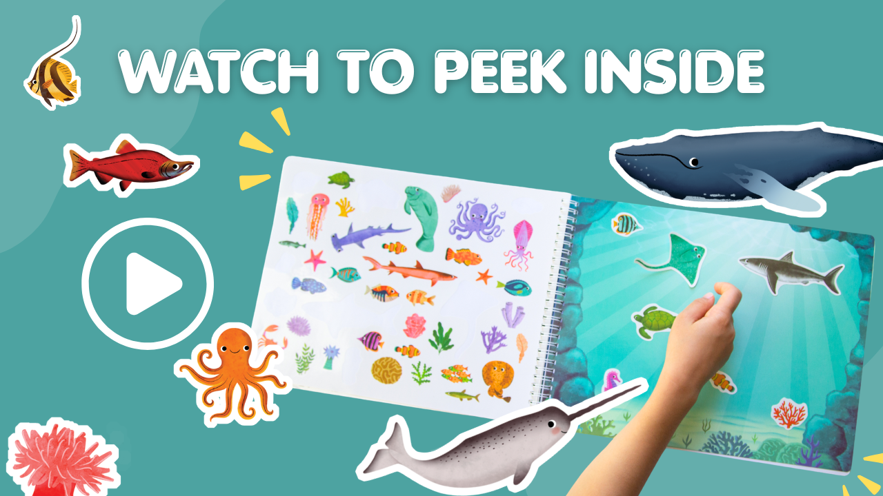 Deep Blue Sea Sticker Book Preview