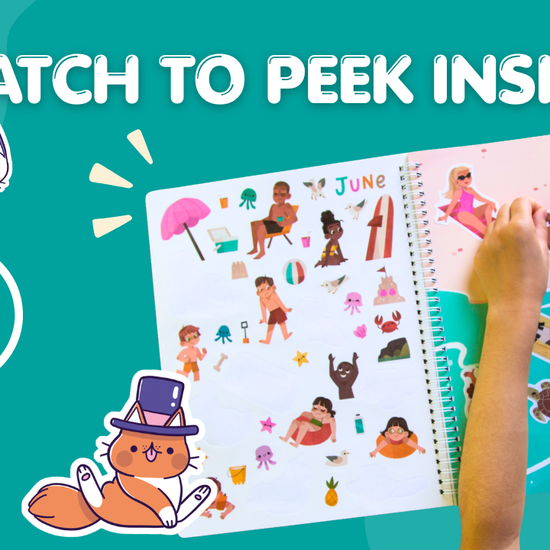 Land of Cats Sticker Book Preview