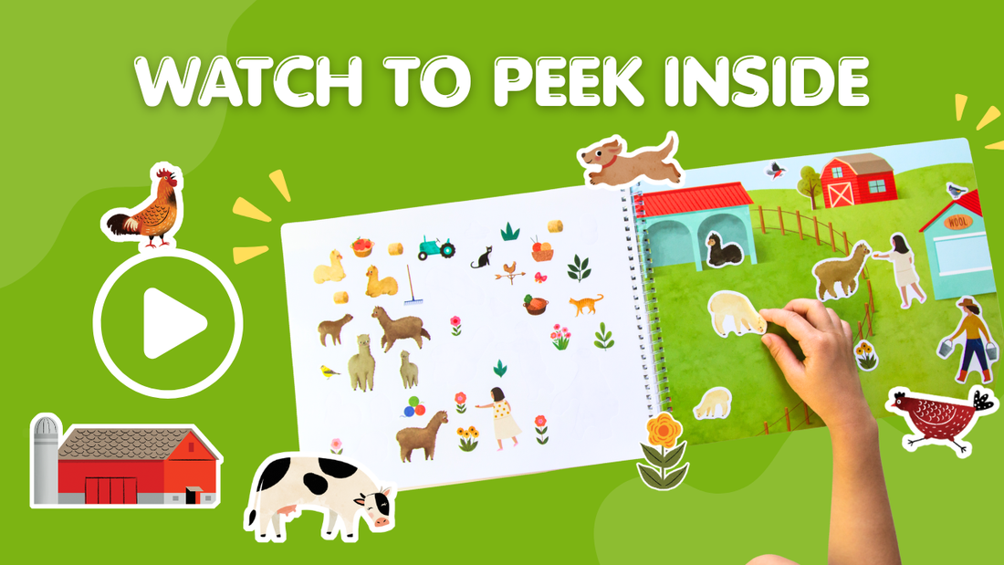 Down at the Farm Sticker Book Preview