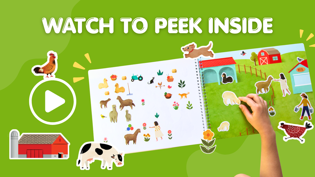Down at the Farm Sticker Book Preview