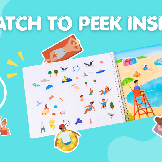 Beach Day Sticker Book Preview