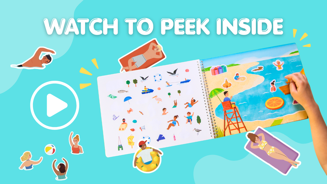 Beach Day Sticker Book Preview