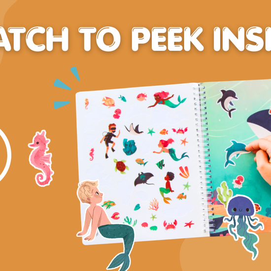 Mermaid Sticker Book Preview