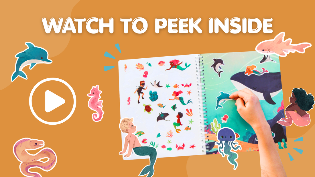 Mermaid Sticker Book Preview