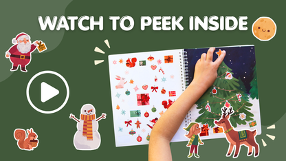 Holly Jolly Sticker Book Preview
