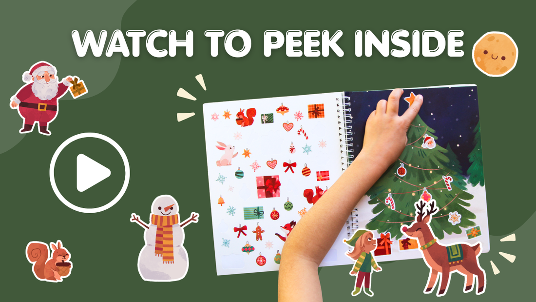 Holly Jolly Sticker Book Preview