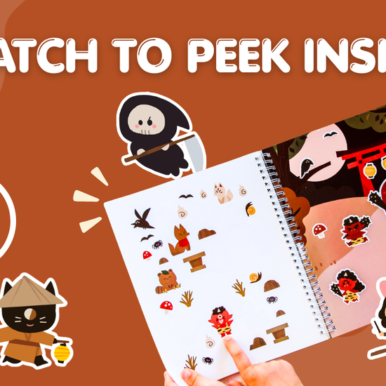Spooky Village Sticker Book Preview