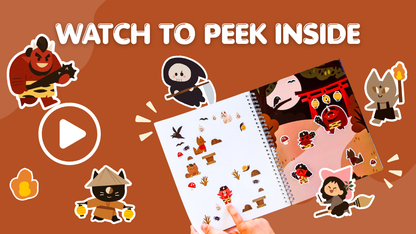 Spooky Village Sticker Book Preview