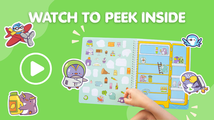 Squishy Penguins Sticker Book