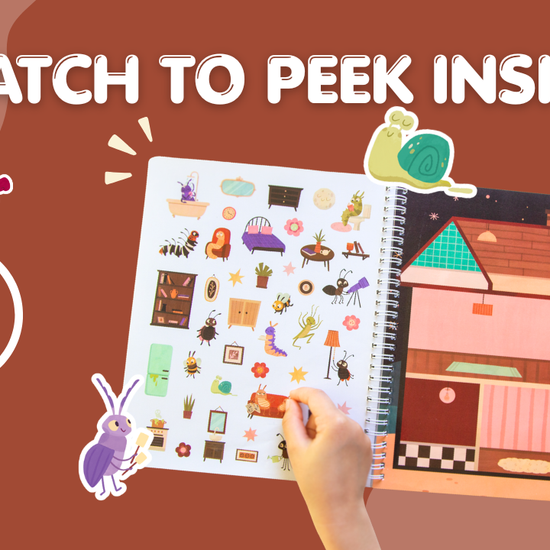 Busy Life of Bugs Sticker Book Preview