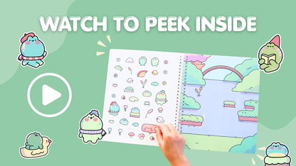 Cute Froggies Sticker Book
