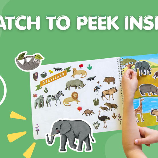 Animal Habitats Sticker Book Preview