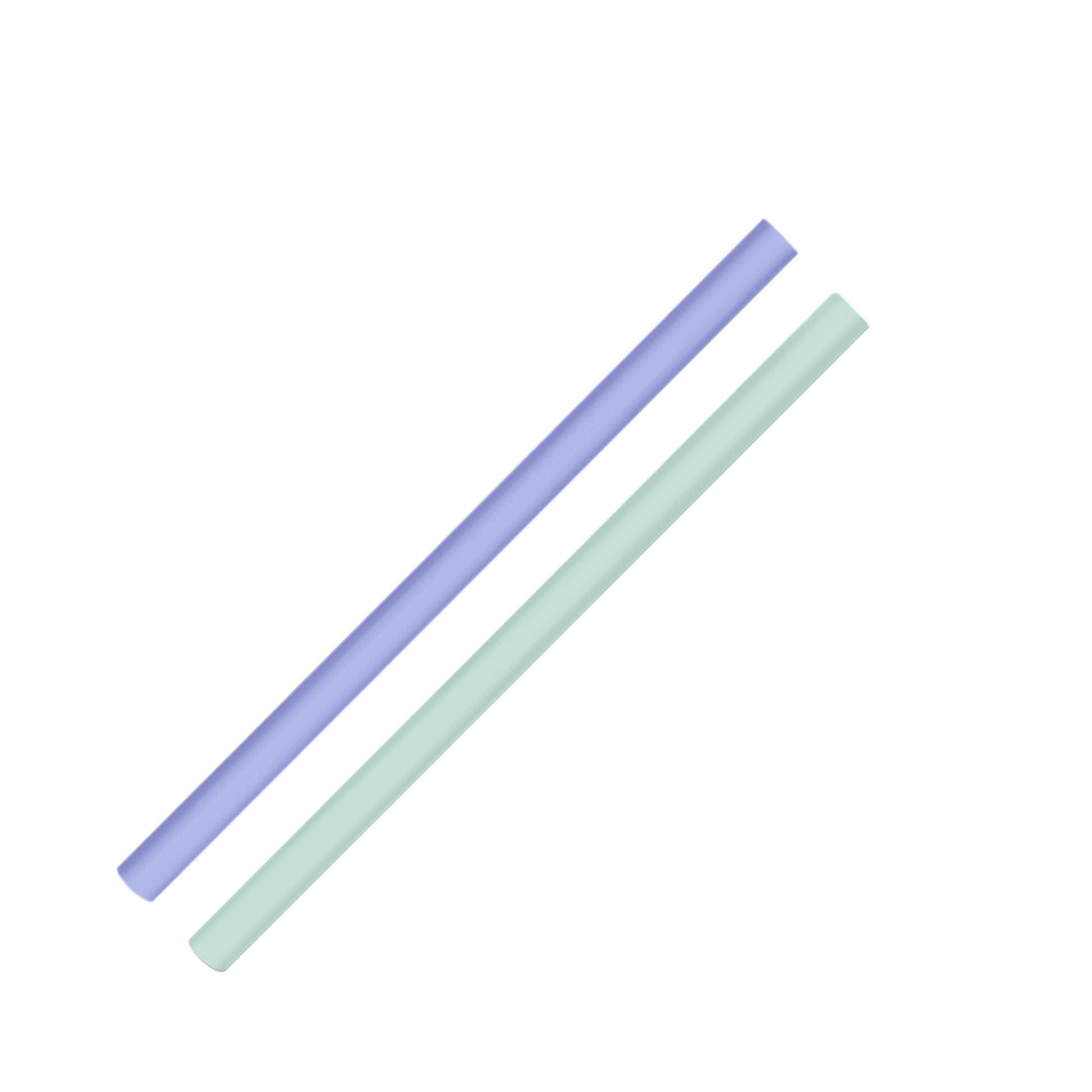 2 Pack of Silicone Straws