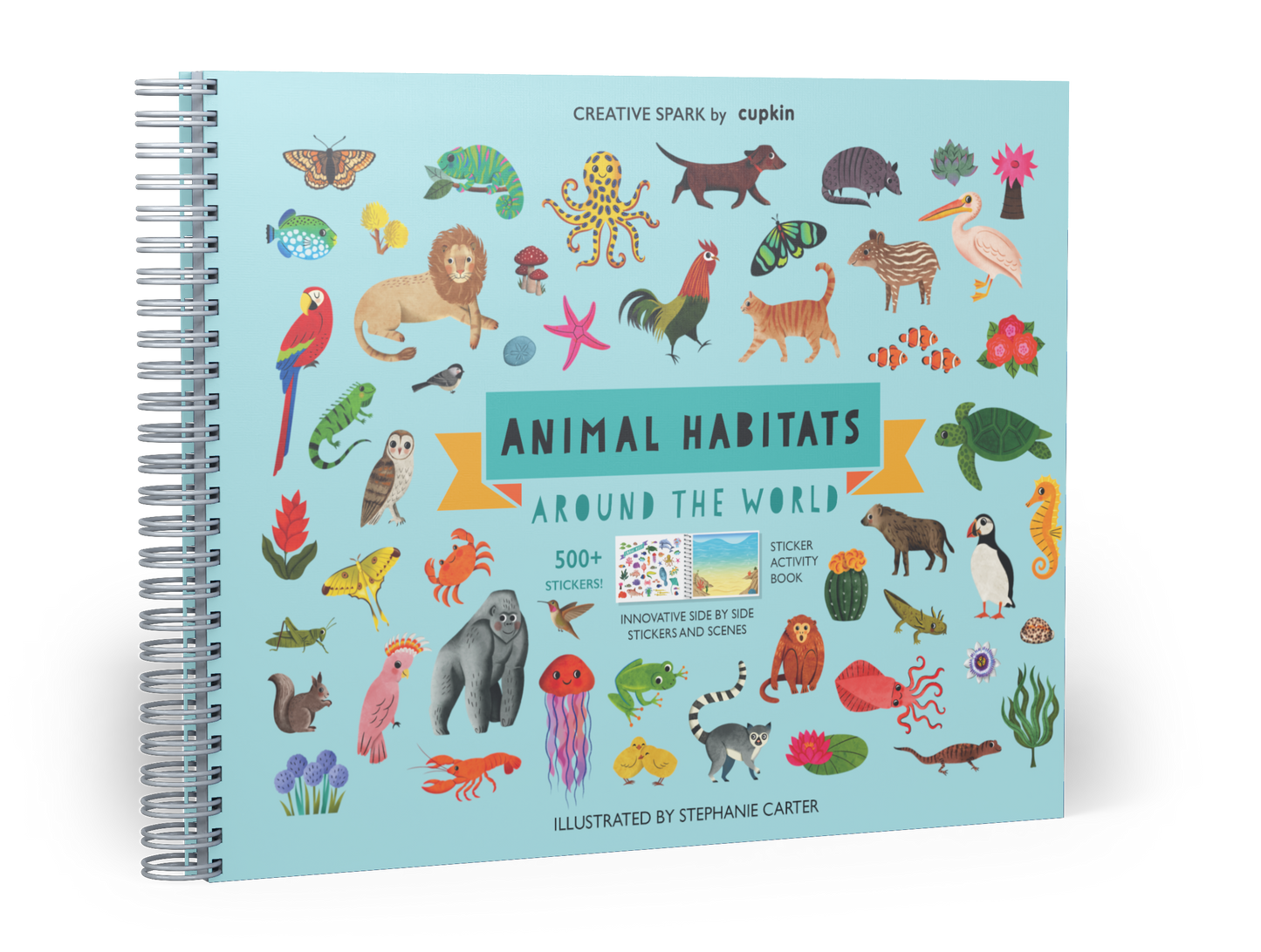 Animal Habitats Sticker Book: Over 500 Stickers and 12 Unique