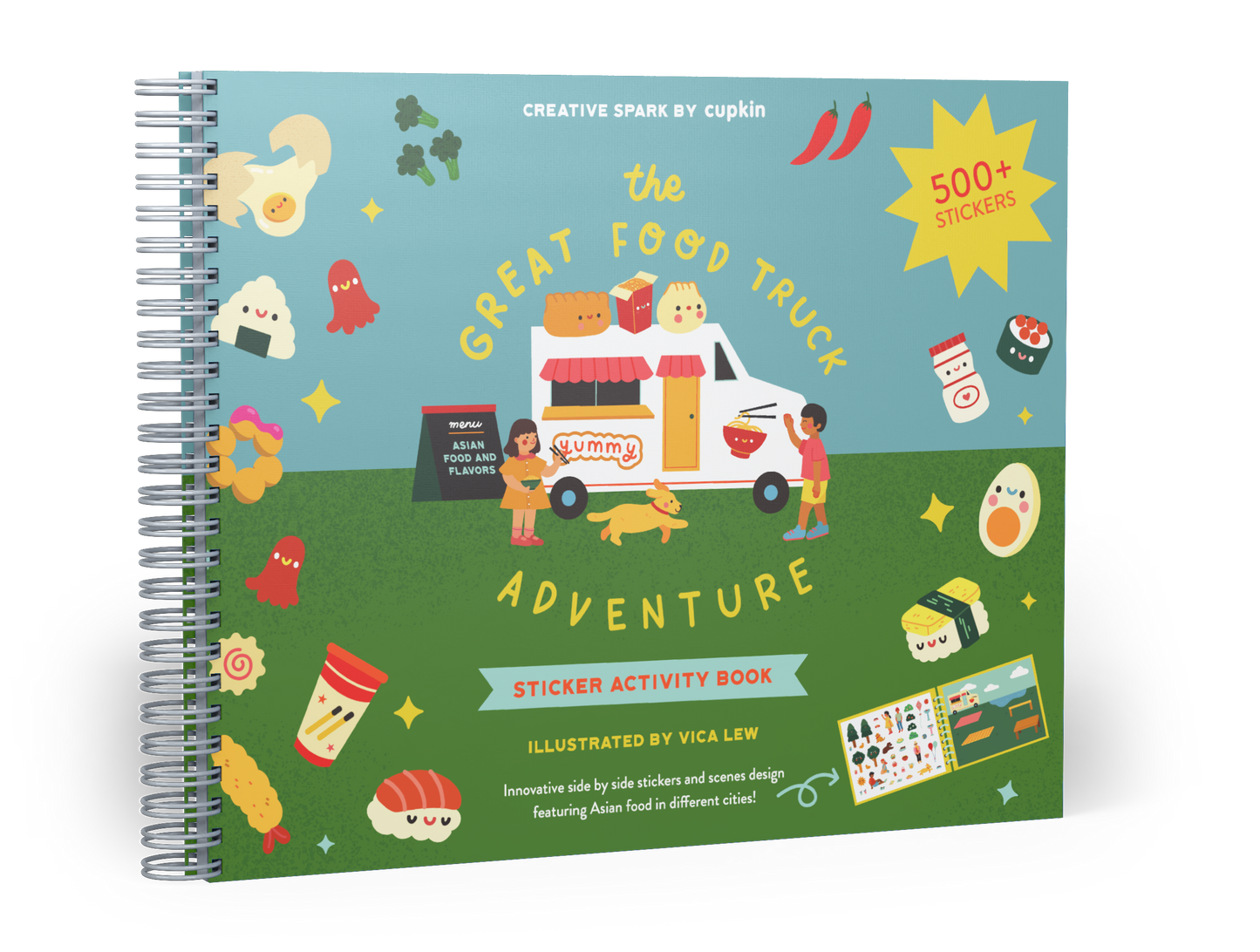 The Great Food Truck Adventure Sticker Book