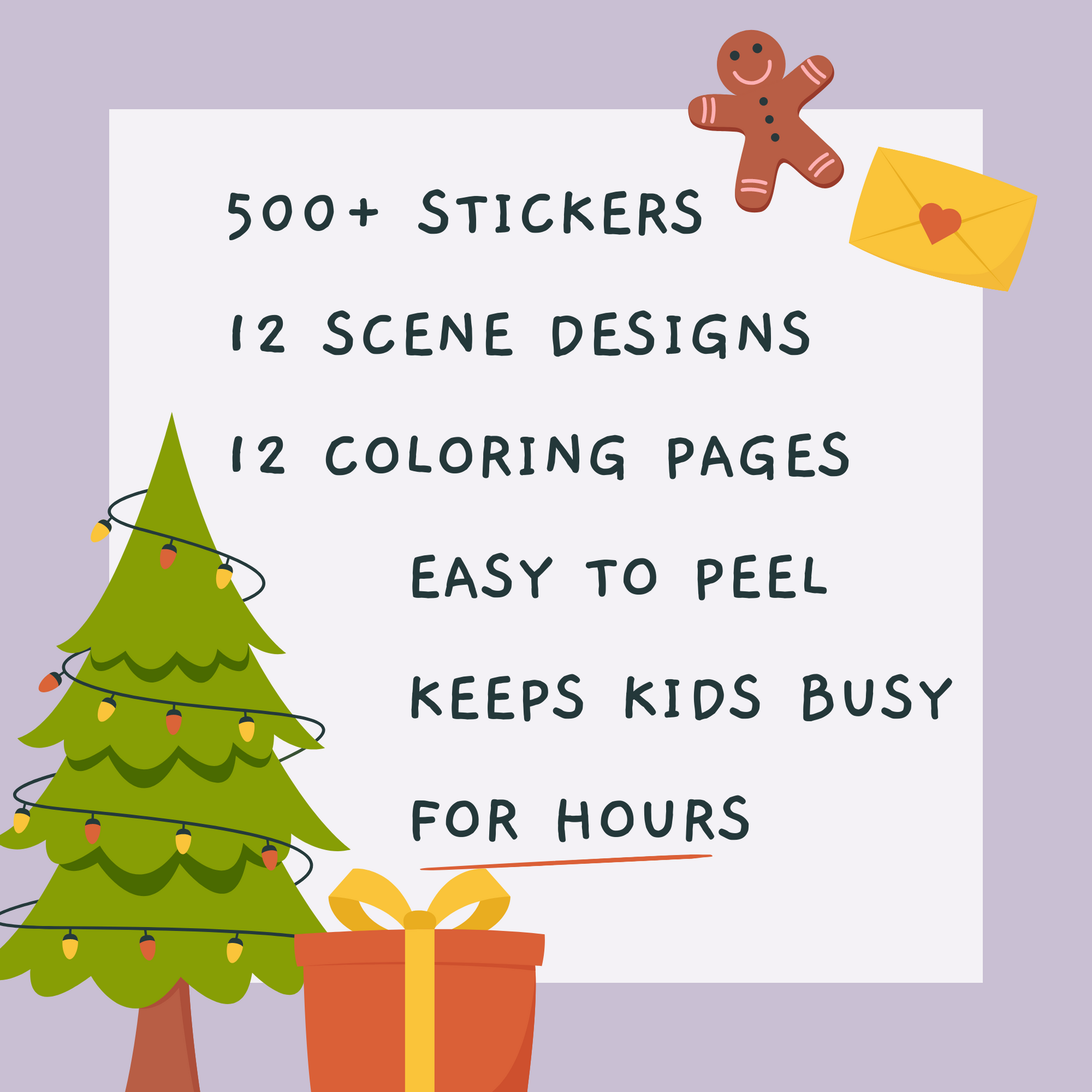  Create a Scene Sticker Book, Busy Book for Toddlers 1