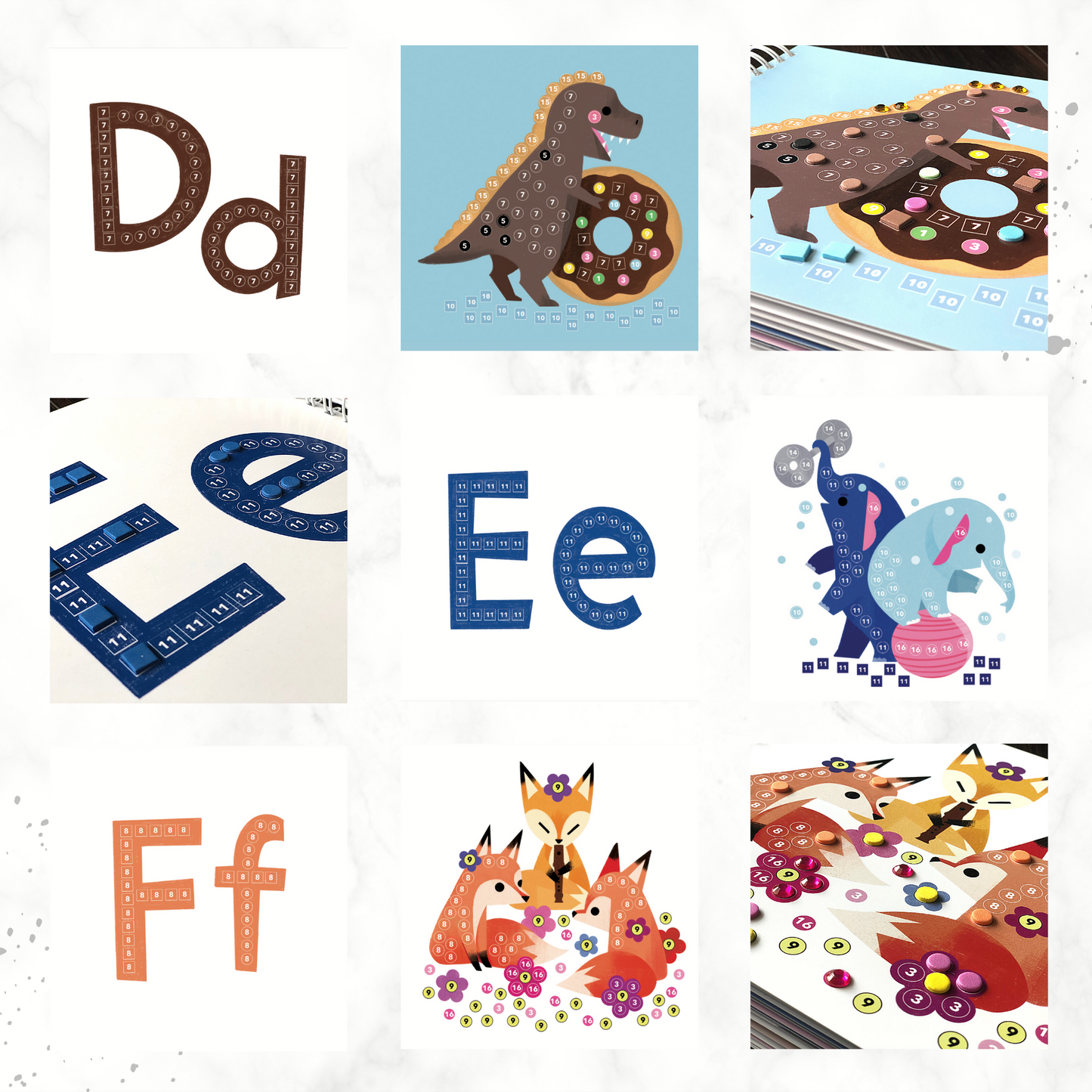 ABC Mosaic Sticker Book