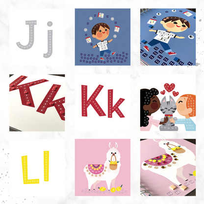 ABC Mosaic Sticker Book