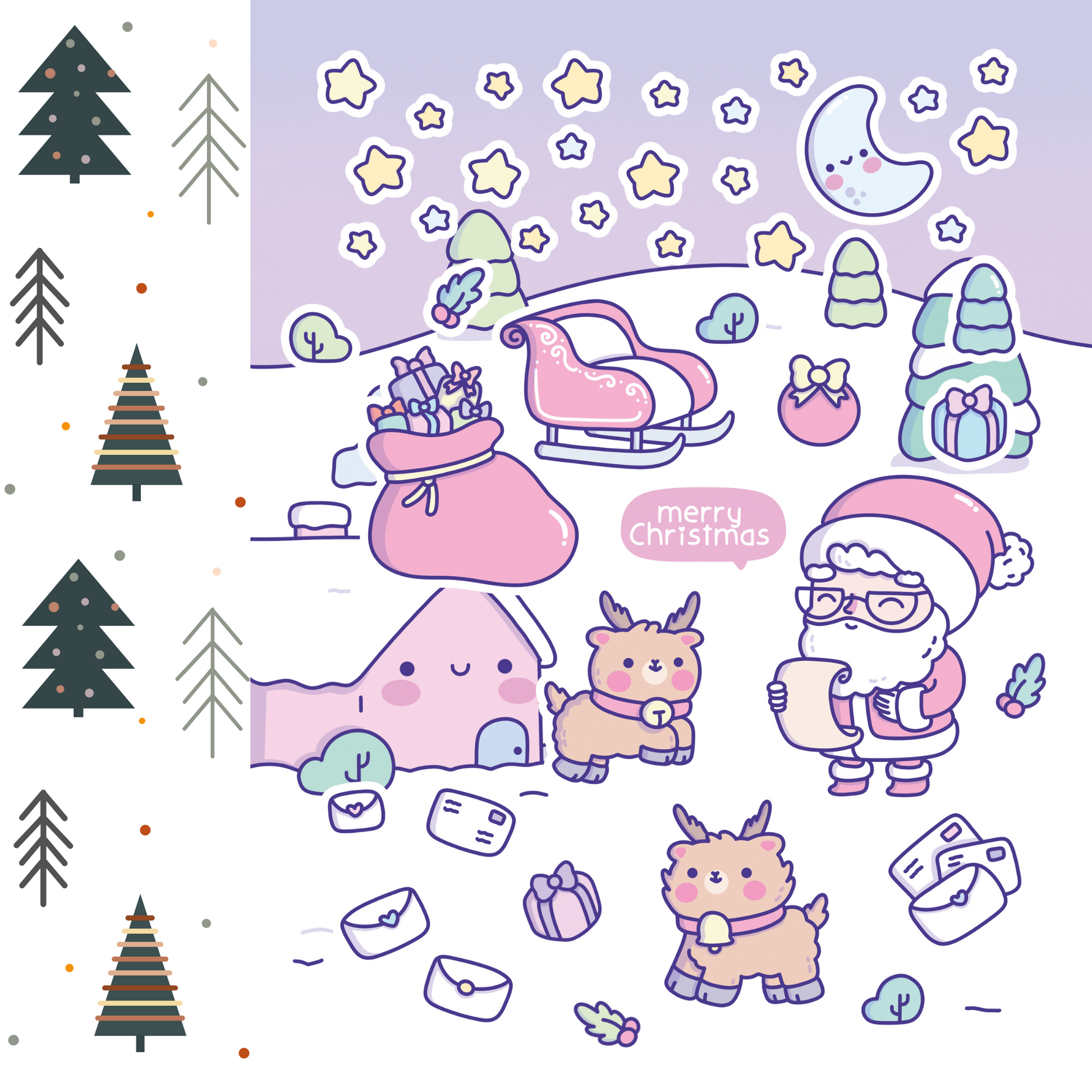 Simple Stories Winter Wonder 12 x 12 Cardstock Stickers