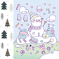 Winter Wonderland Christmas Sticker Book