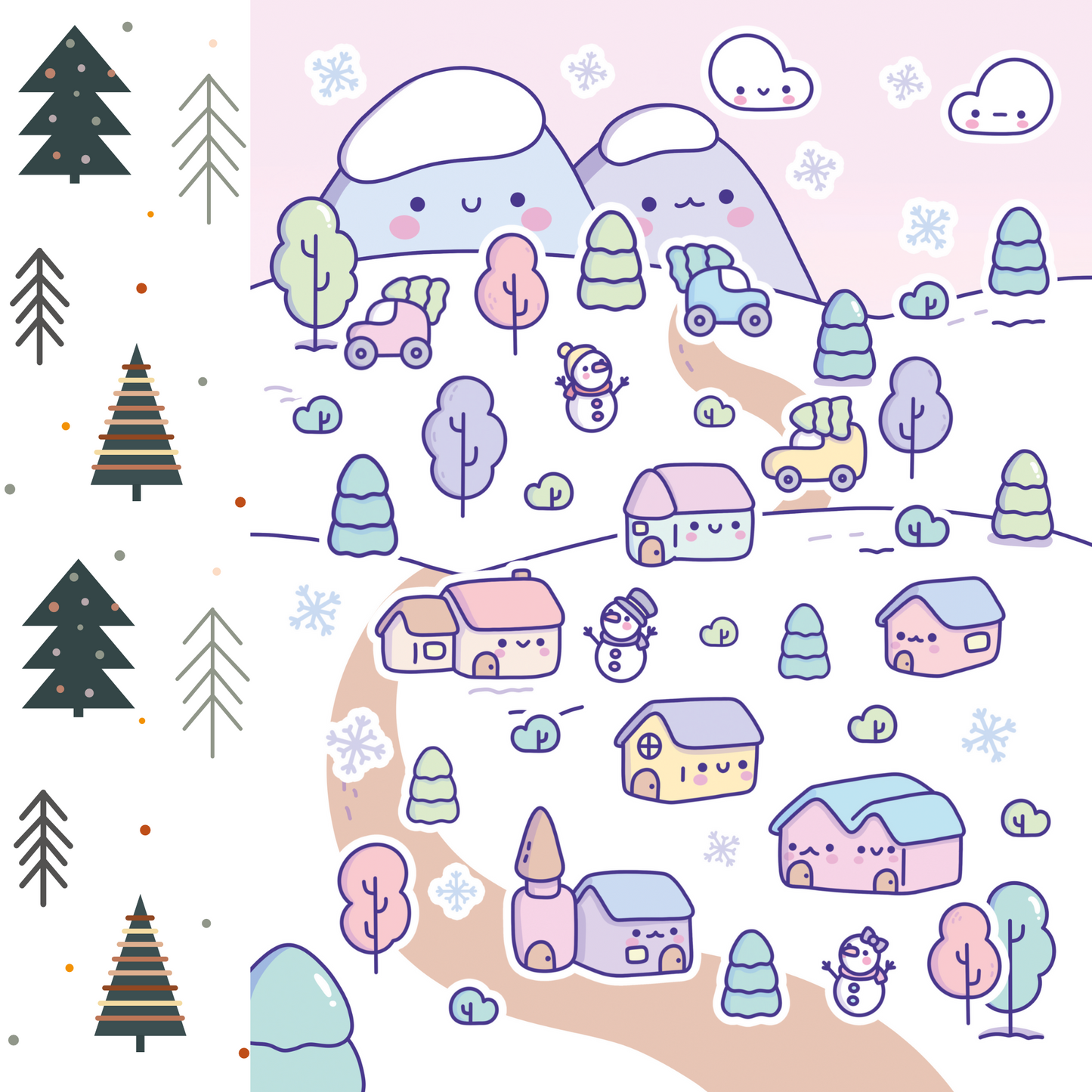Winter Wonderland Christmas Sticker Book