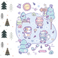 Winter Wonderland Christmas Sticker Book