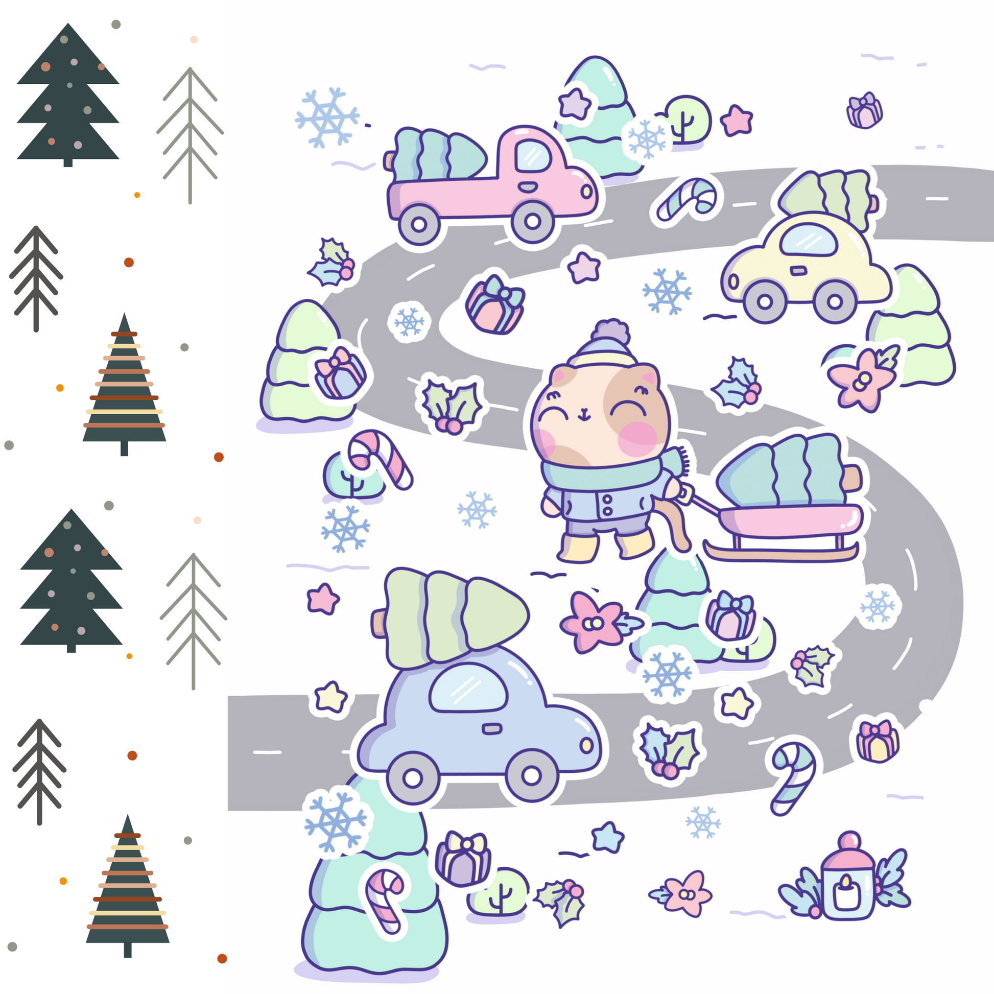 Winter' Sticker